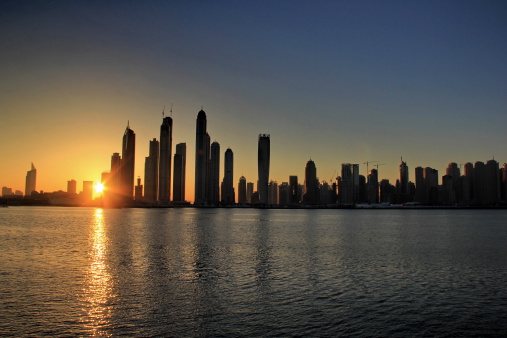 the skyline of Dubai, UAEthe skyline of Dubai, UAE