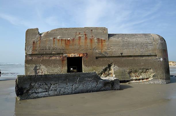 istock Bunker on the beach in Treguennec, Brittany 488259393