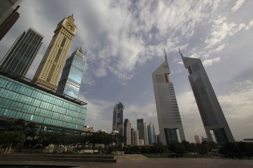 the skyline of Dubai, UAEthe skyline of Dubai, UAE