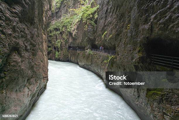 Gorge Of River Aare Stock Photo - Download Image Now - Aare River, Bern, European Alps