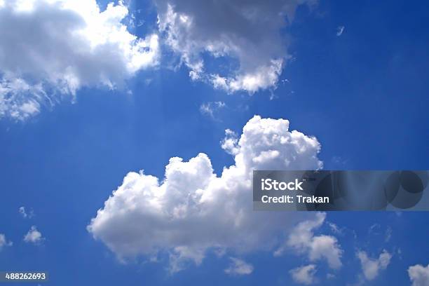 Sun Light On Blue Sky With Colud Stock Photo - Download Image Now - Abstract, Atmosphere, Awe