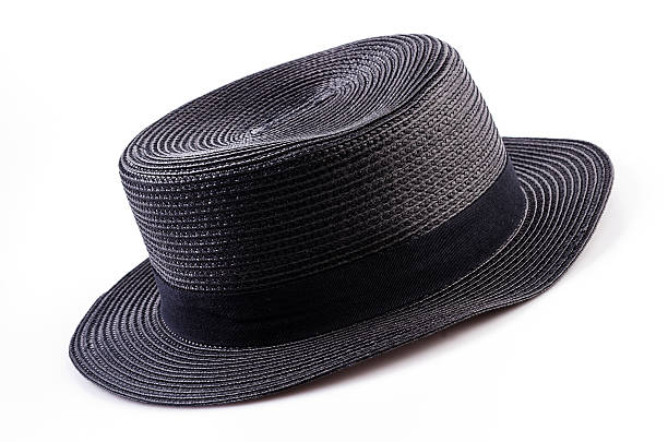 istock Black vintage women hat 488262927