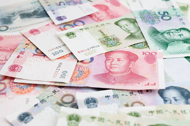 china dinero -rmb - 50 yuan note fotografías e imágenes de stock