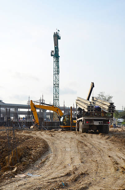 istock Building Business construction Site at Bangkok Thailand 488265819