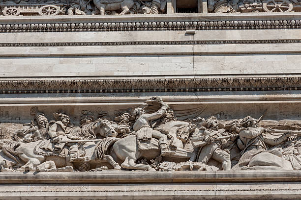 istock Close up details the Arc de Triomphe in Paris 488266077