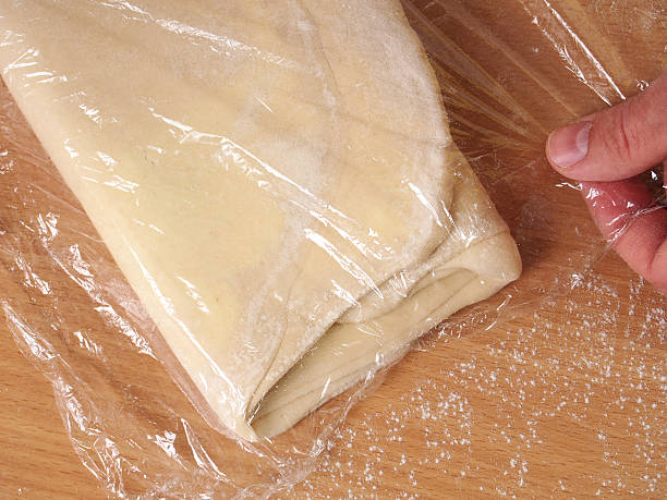 istock Wrap the pastry in clear film 488271188