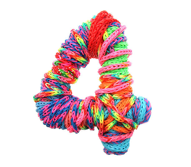 istock Colorful rubber bands loom number 488271320