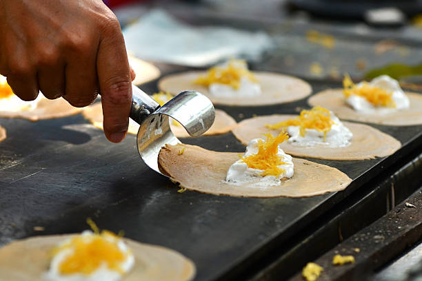 istock Cooking Thai dessert Kanon Buang, Thailand 488302373