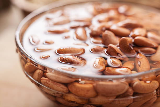 istock Soaked Bean in glass bowl 488305373