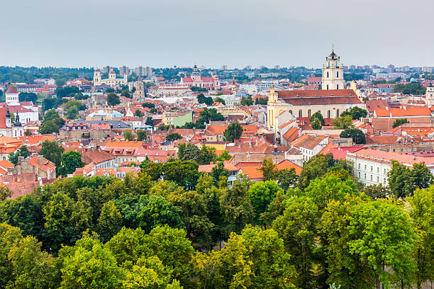 istock Vilnius old town cityscape, Lithuania 488305846