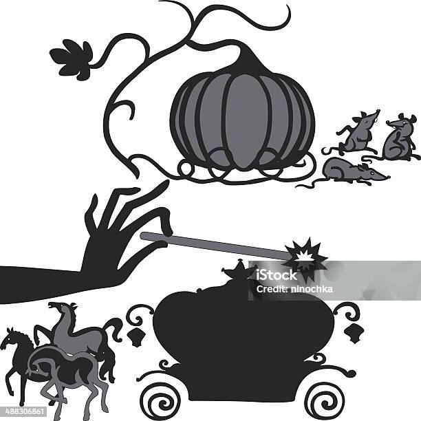 Magic Trick Stock Illustration - Download Image Now - Carriage, Pumpkin, Horse