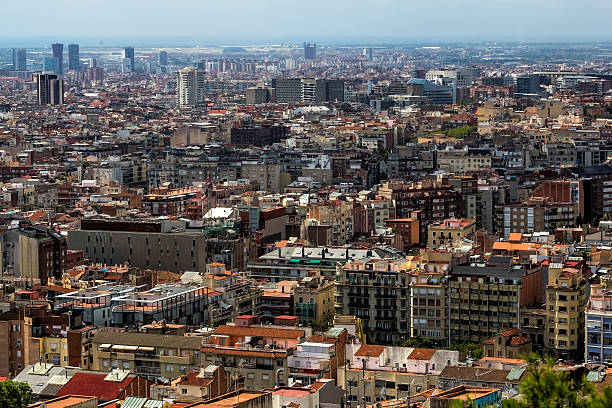 istock Barcelona Aerial View, Spain 488307678
