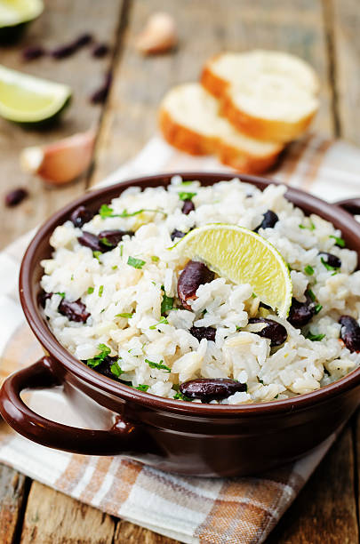 istock coconut lime rice with red beans and cilantro 488308090