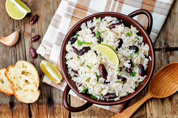 istock coconut lime rice with red beans and cilantro 488308334