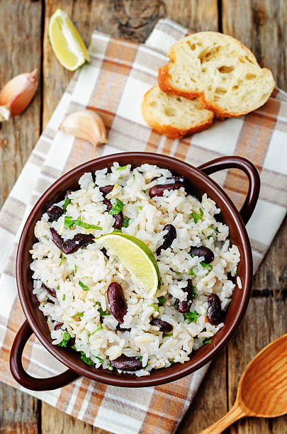 istock coconut lime rice with red beans and cilantro 488308422