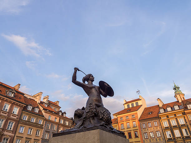 istock Mermaid on Warsaw's Old Town Market Place 488309980