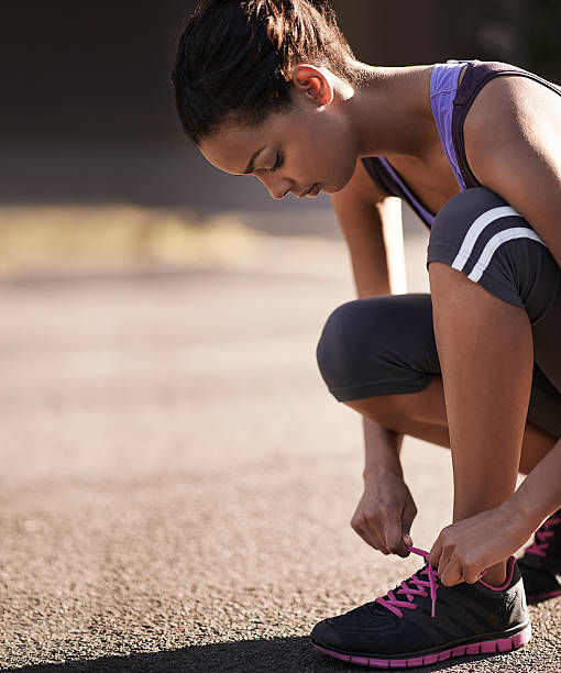 istock Life is better in running shoes 488311310