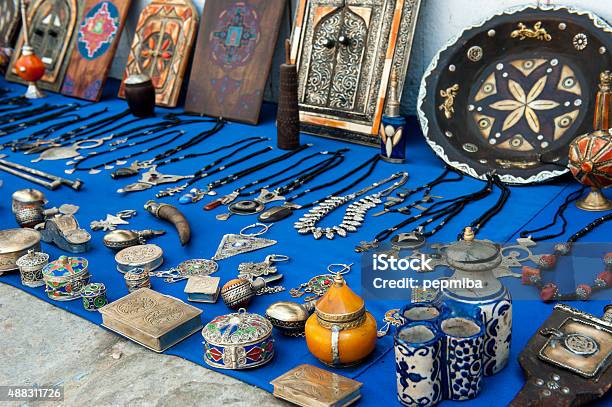 Crafts In Asilah Stock Photo - Download Image Now - Morocco, Asilah, Jewelry