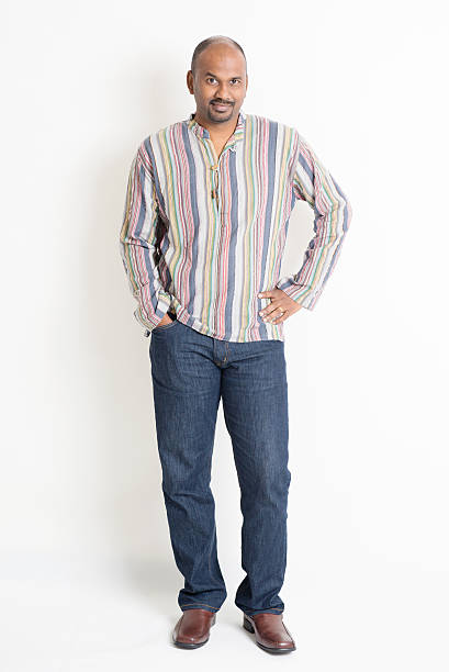istock Mature casual Indian male portrait 488316640