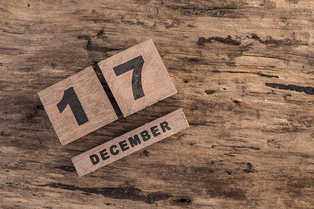 istock wooden calendar for december 488316868