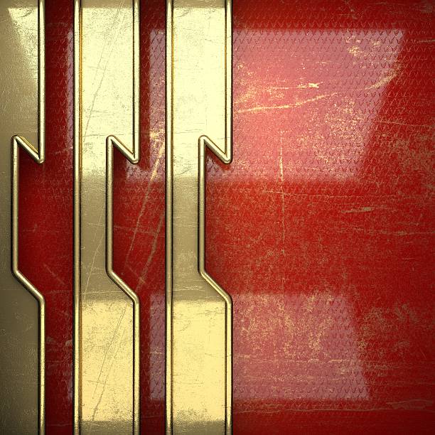 istock golden background painted in red 488318142