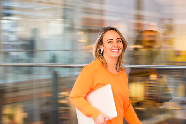 istock Fast Paced Businesswoman 488318972