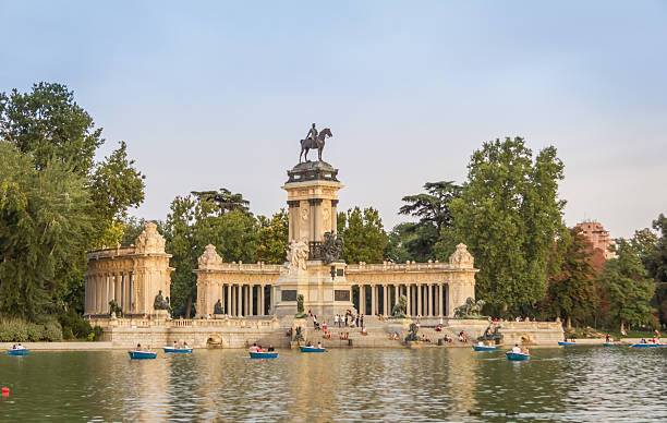 istock Alfonso XII monument in Buen Retiro park, Madrid 488324063