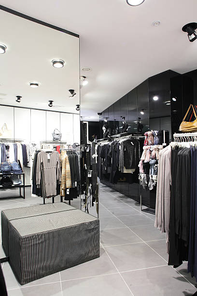 istock brand new interior of cloth store 488324263