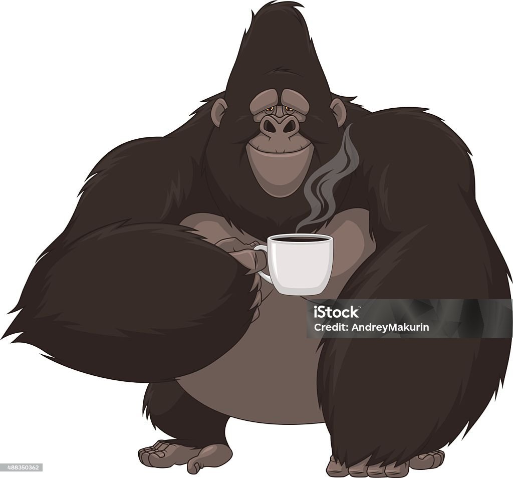 Funny Monkey Stock Illustration - Download Image Now - Gorilla ...