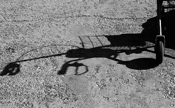 istock shadow Walker to help older people to walk alone 488350452