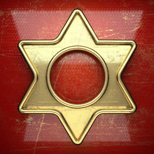 istock golden background painted in red 488351262