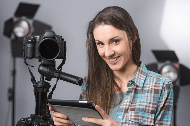 istock Young photographer portrait 488352010