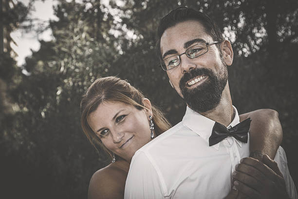 istock Wedding day at sea and in the forest 488356692