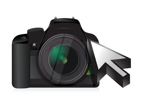 Camera Technology Cursor Stock Illustration - Download Image Now ...