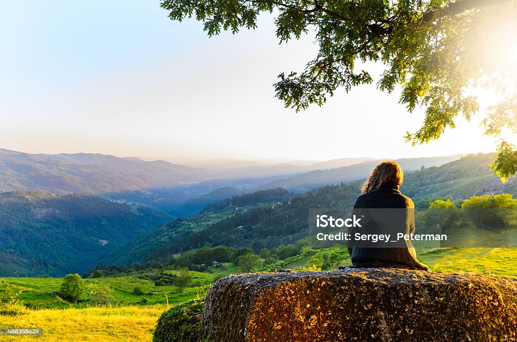 Nationalpark Peneda-Geres National Park - Lizenzfrei Frauen Stock-Foto