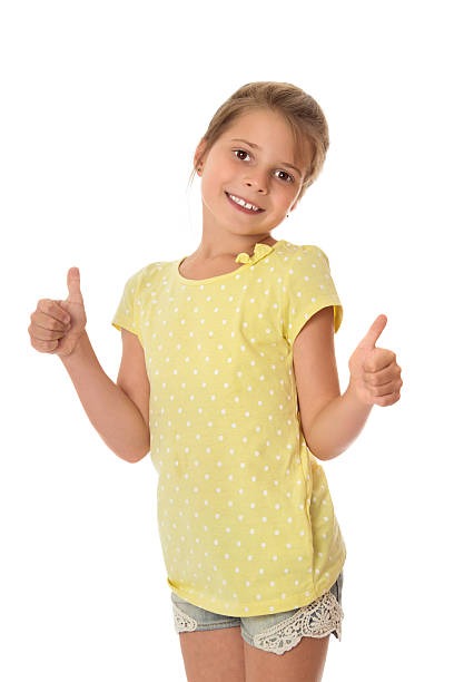 istock Girl shows a sign all ok 488359410