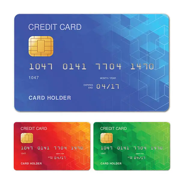 Vector illustration of Credit Card Design