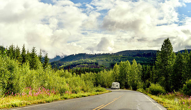 istock Cassier Highway in British Columbia, Canada 488361668