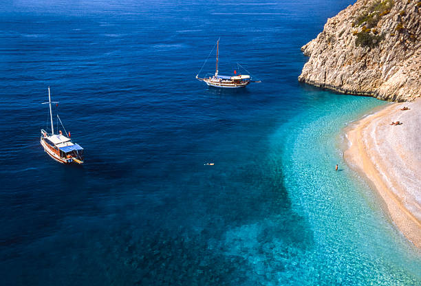istock Beach and Sailboats 488362280