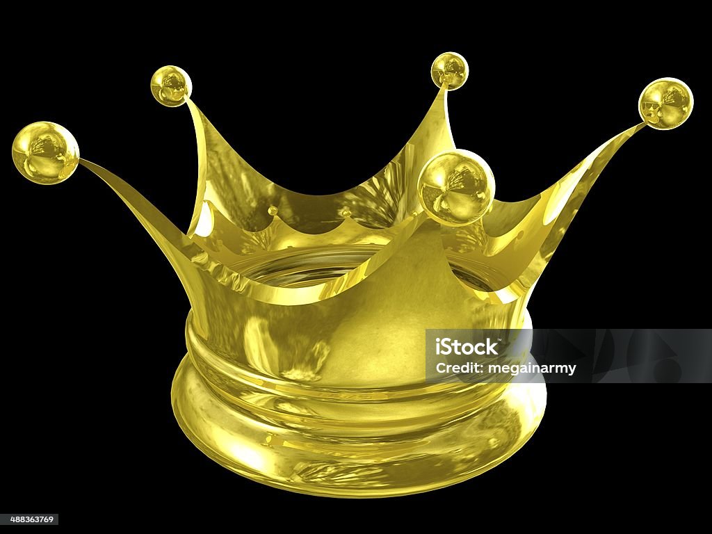Corona de oro - Foto de stock de Autoridad libre de derechos