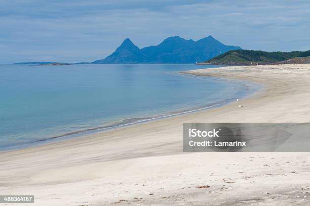 Untouched Beach In Northern Norway Stock Photo - Download Image Now - Beach, Blue, Europe