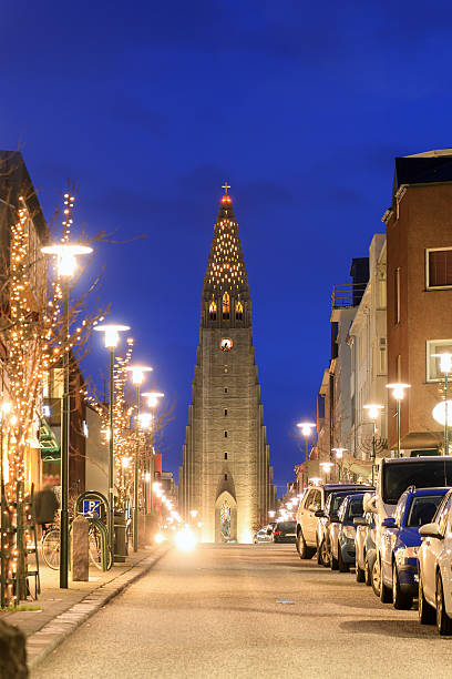 istock Hallgrimskirkja street view 488364496