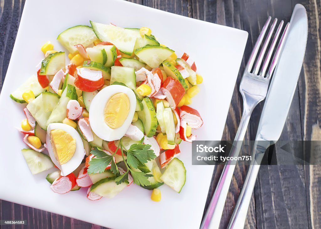 fresh salad Backgrounds Stock Photo