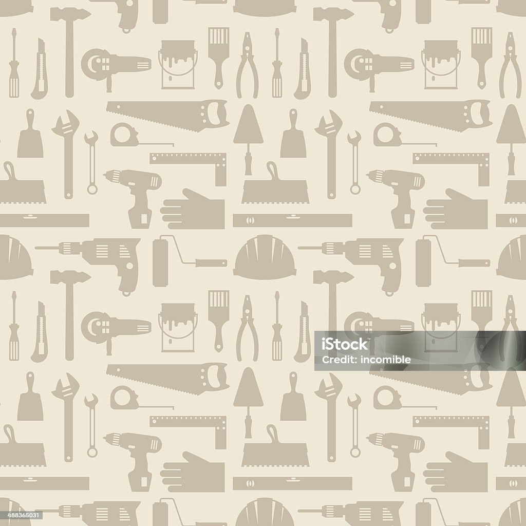 Nahtlose Muster mit Flicken Training tools Symbol. - Lizenzfrei Werkzeug Vektorgrafik Nahtlose Muster mit Flicken Training tools Symbol. - Lizenzfrei Werkzeug Vektorgrafik