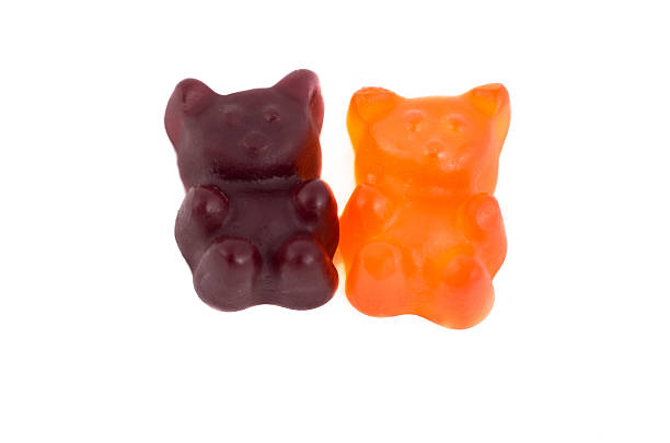 istock Colorful jelly bear candies set 488366107