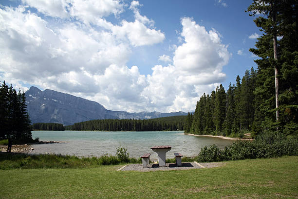 istock Lake Minnewanka, Banff National Park 488368707