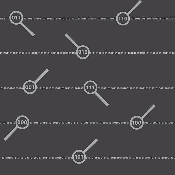 Pattern Gray Code Graphic 80+ Background Grey With Binary Numbers One And Zero Stock ...