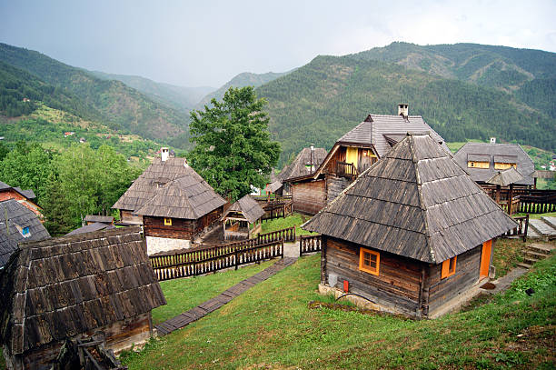 istock Old houses in Drevengrad 488377340