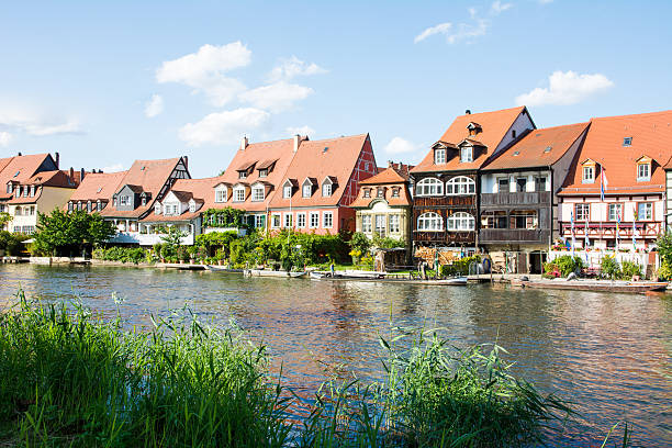 Fishermen's houses from the 19th century in Klein-Venedig (Little Venice) in Bamberg.
