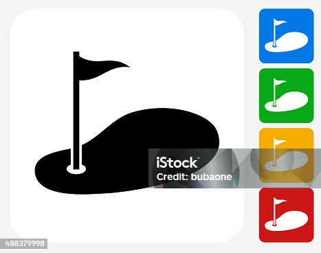 istock Golf Icon Flat Graphic Design 488379998